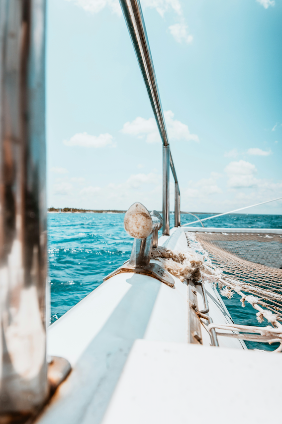 Catamaran close up